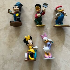 Disney Action Figure Set - Blue, Yellow, Red
